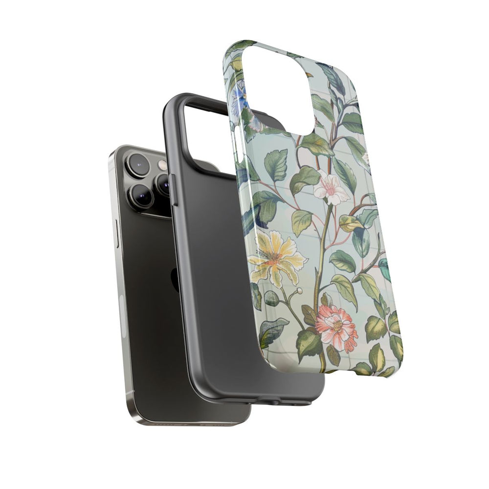 Vintage Bloemenpatroon met Vlinders