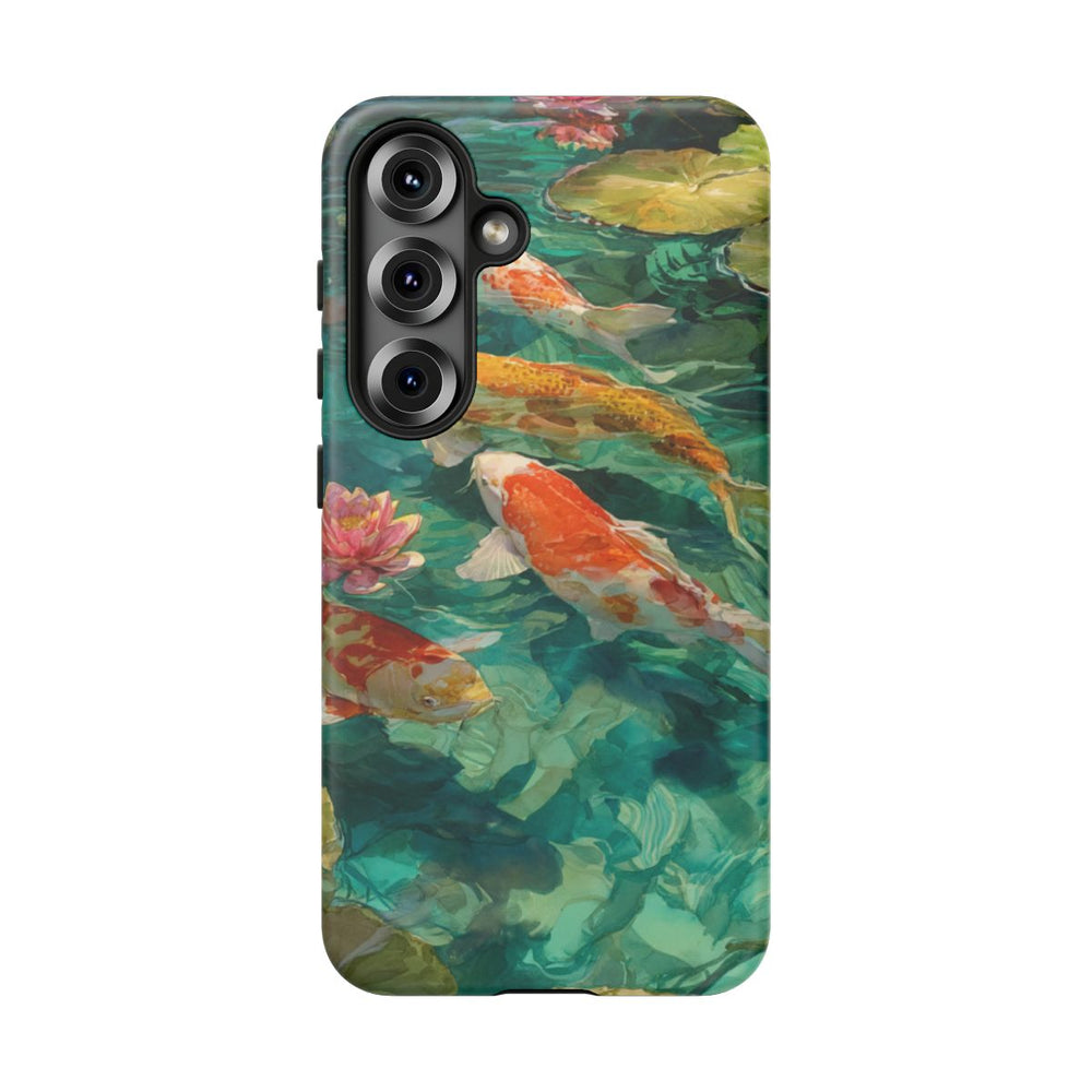Kleurrijke Koi en Waterlelies