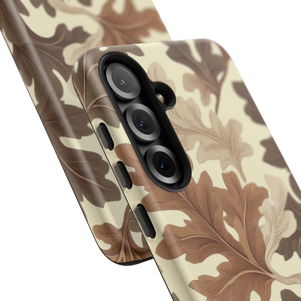 Eikenbladerenpatroon in Neutrale Kleuren