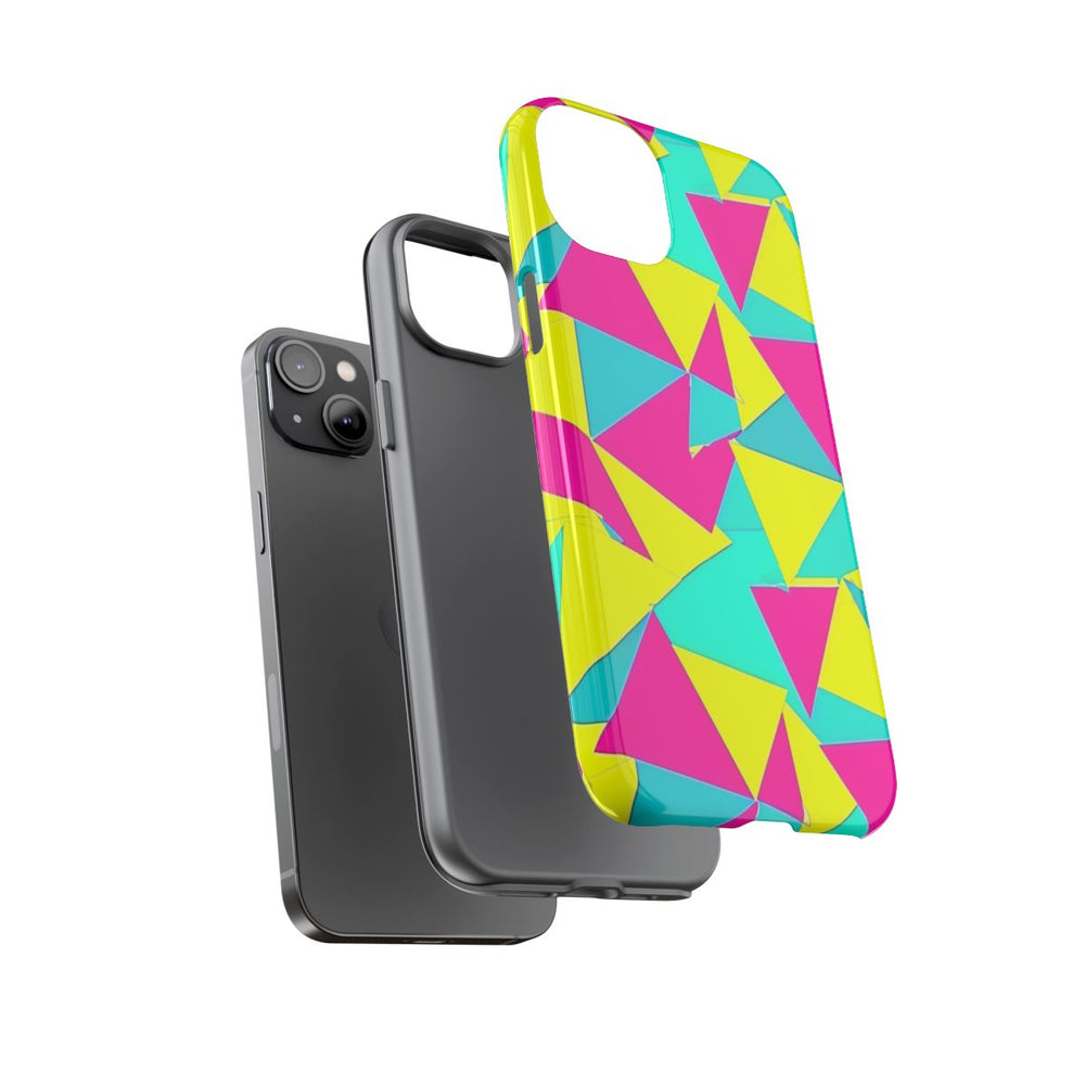 Neon Driehoekenpatroon