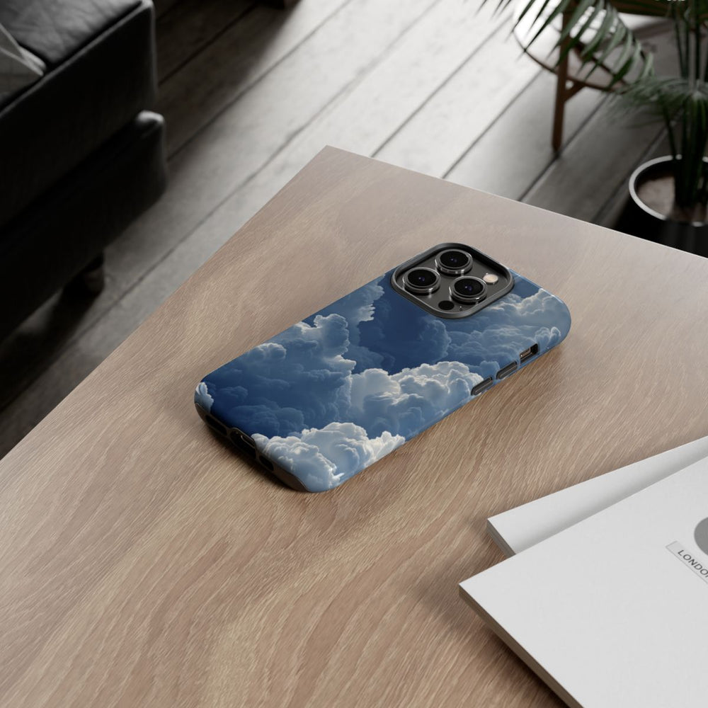 3D Blauw Wolkenpatroon