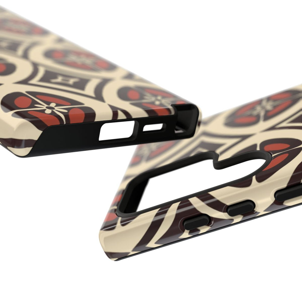 Geometrisch Bruin-Beige Patroon