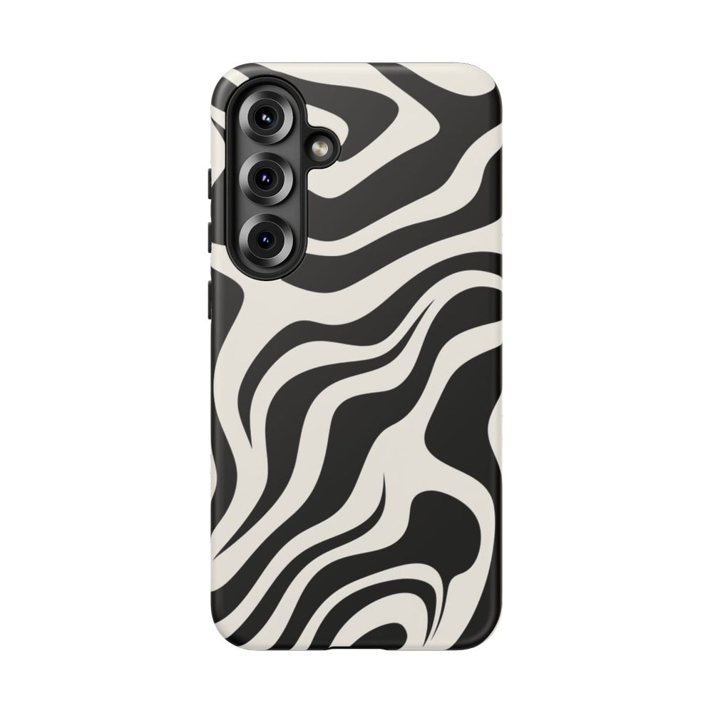 Zwart-Wit Abstract Zebra-Patroon