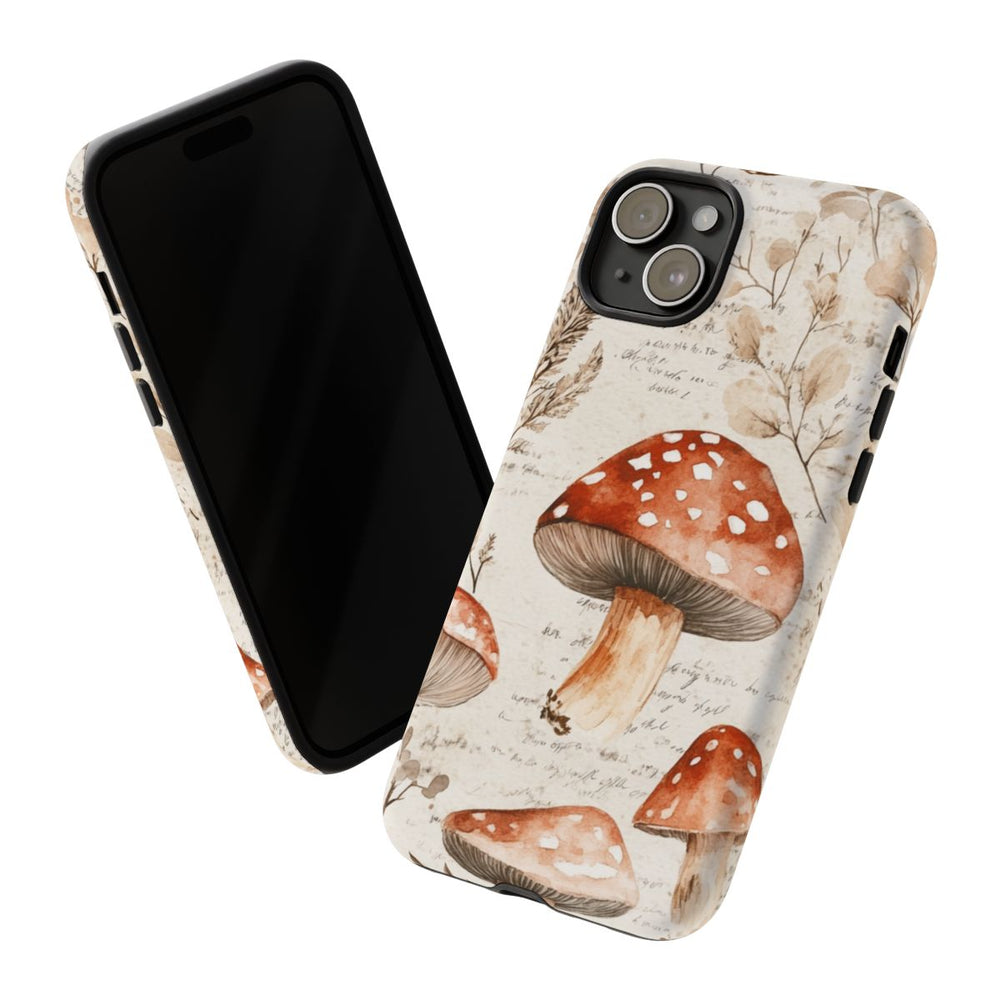 Aquarel Rode Paddenstoelen en Botanische Illustraties