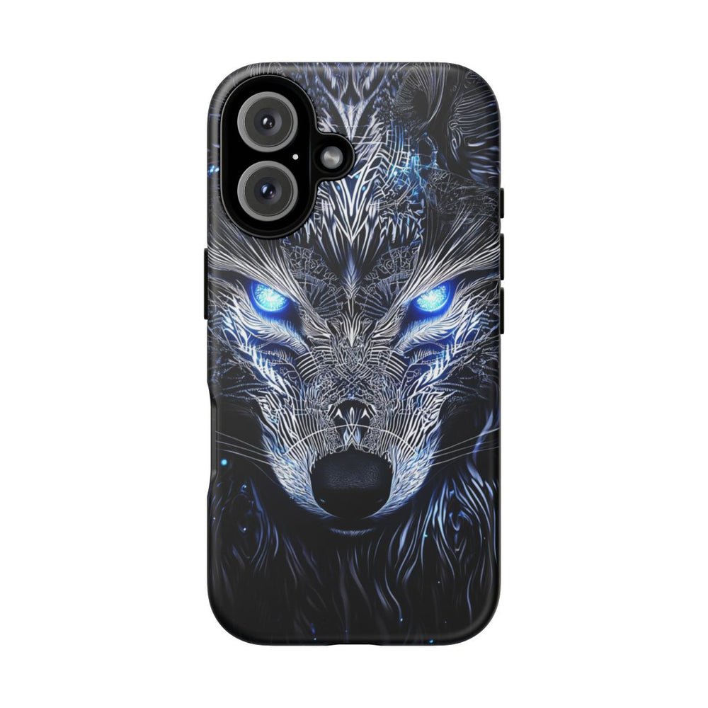Majestueuze Wolf met Gloeiende Ogen