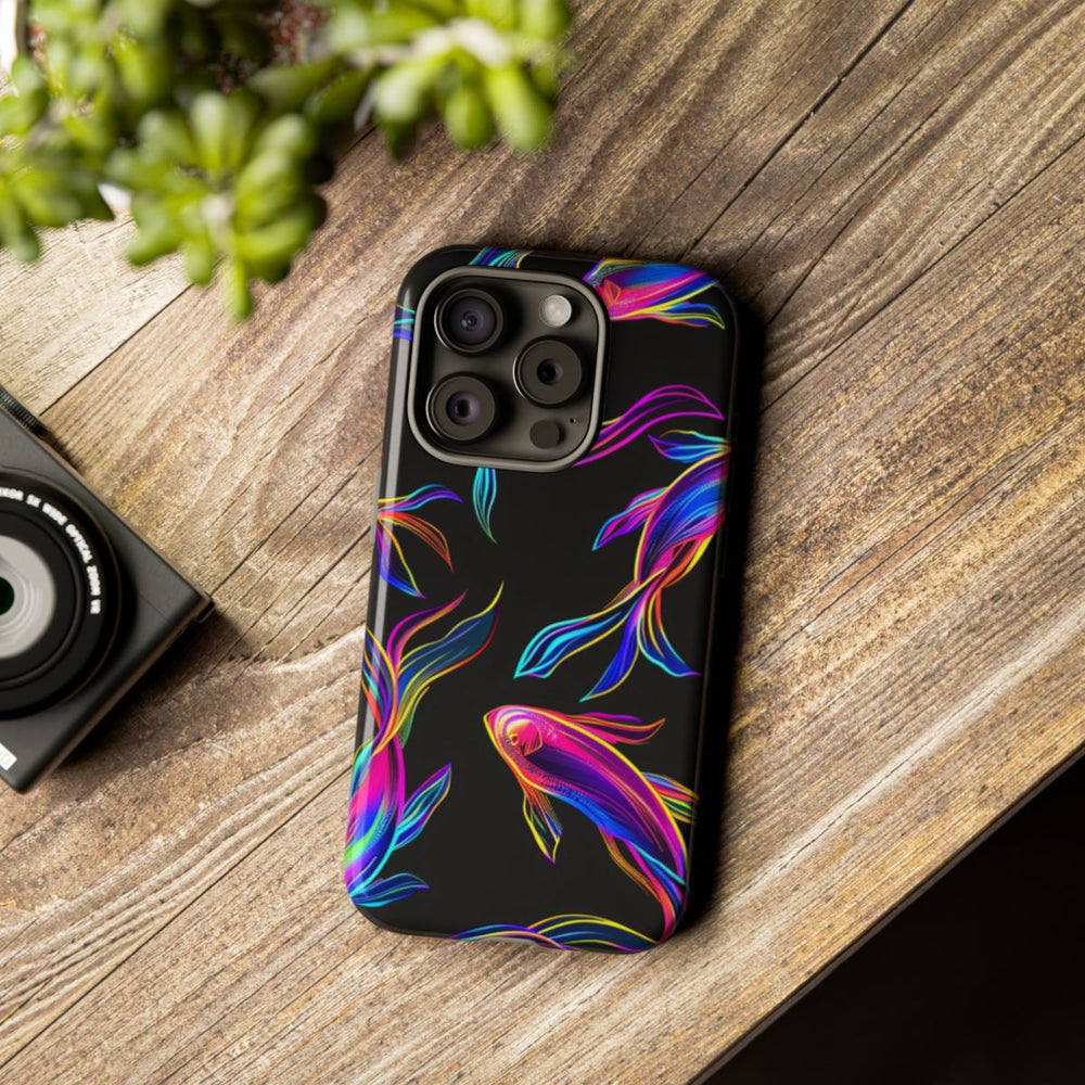 Neonkleurige Vissenpatroon