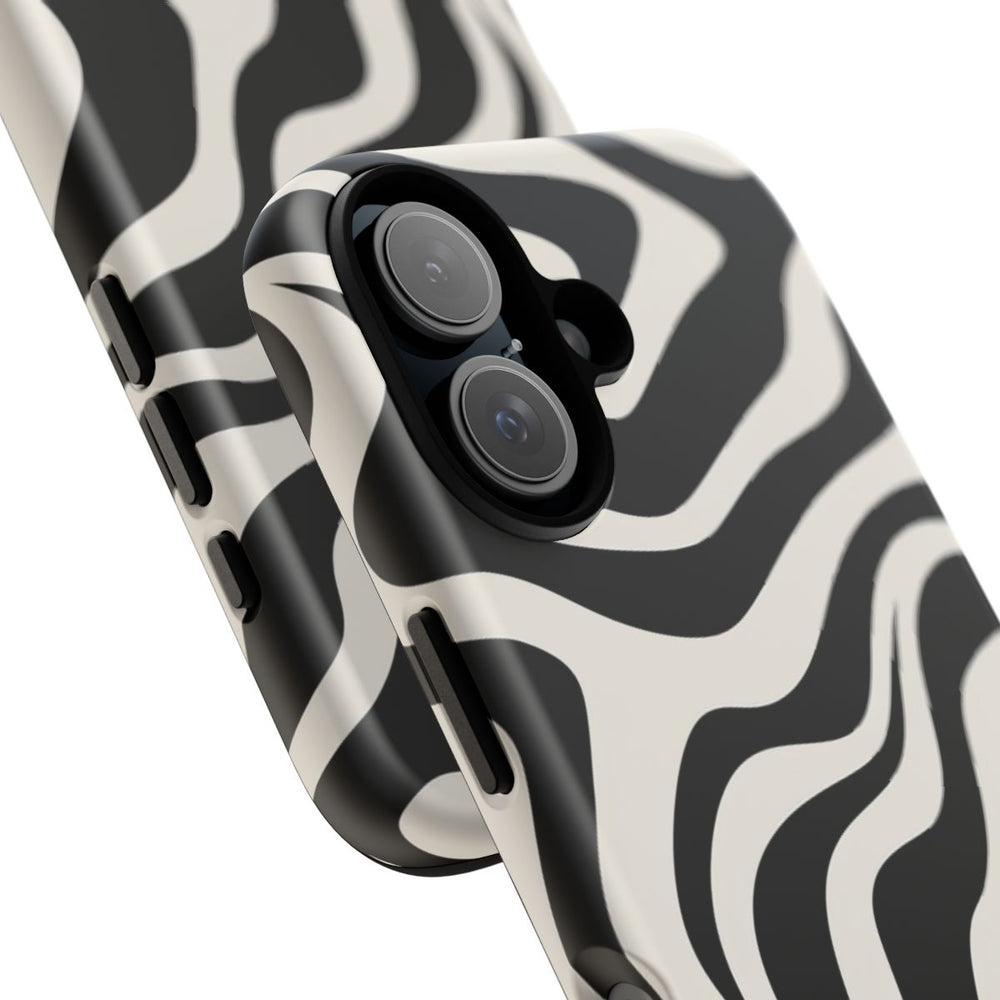 Zwart-Wit Abstract Zebra-Patroon