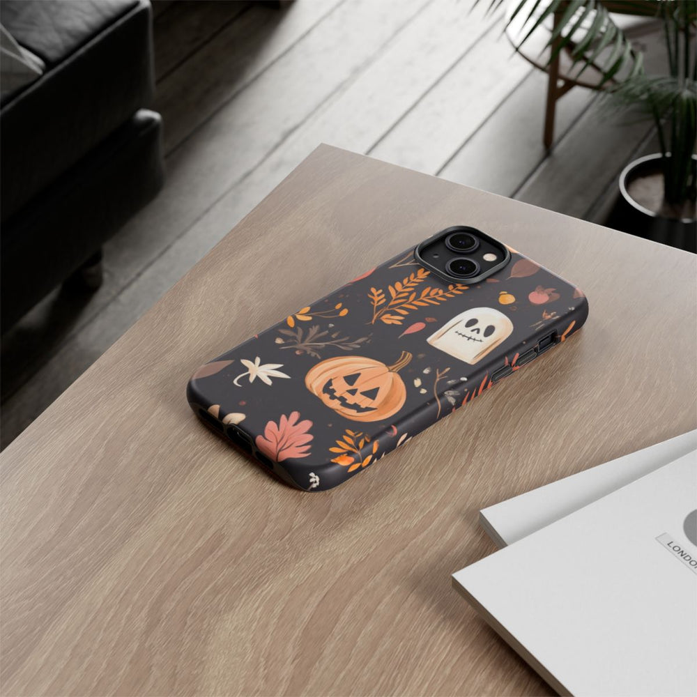 Halloween Pompoen- en Spookmotief