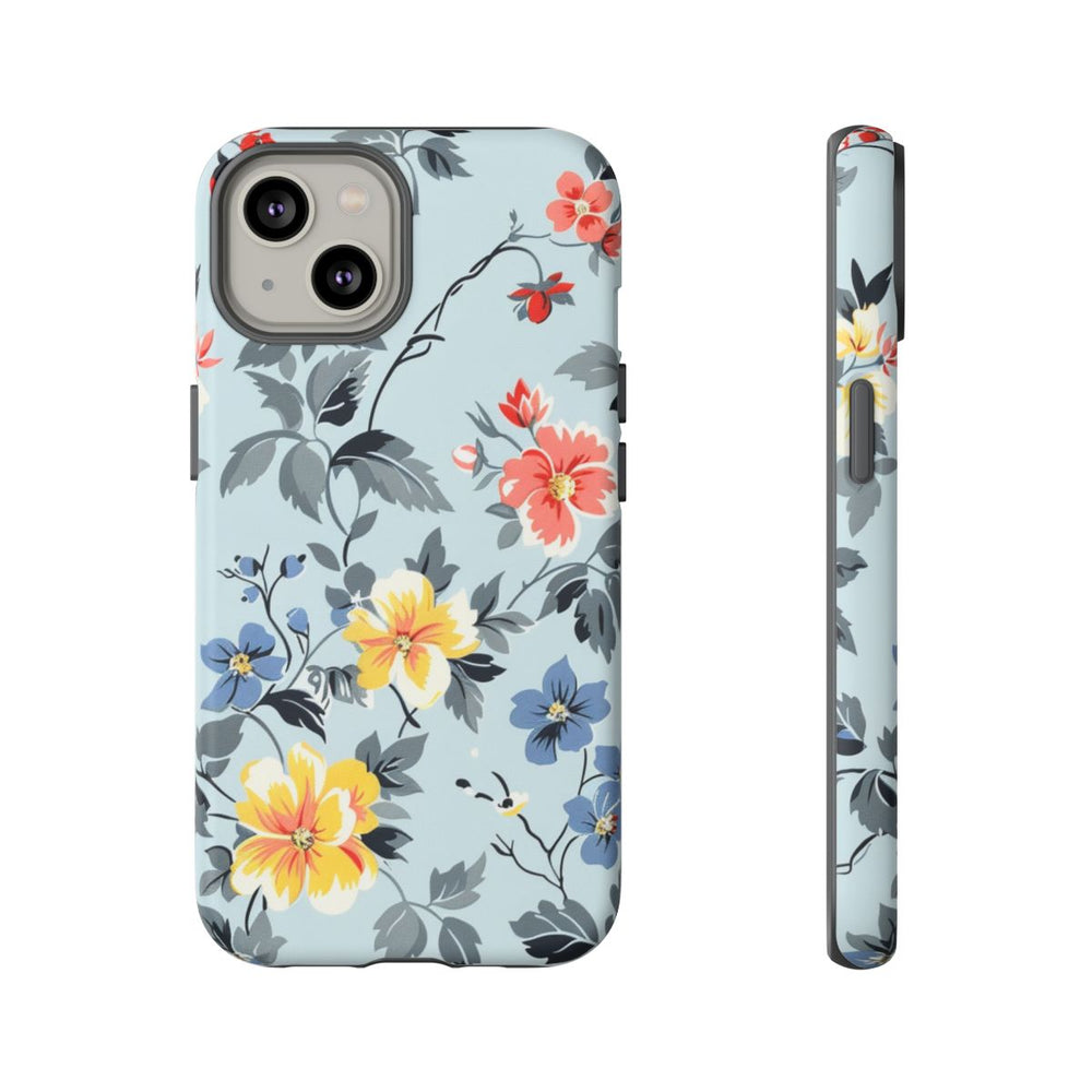 Vintage Bloemenpatroon in Pasteltinten