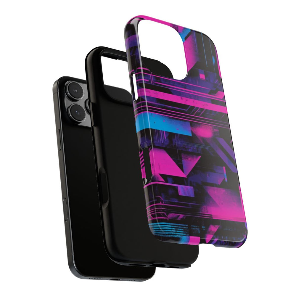 Neon Geometrisch Abstract Patroon