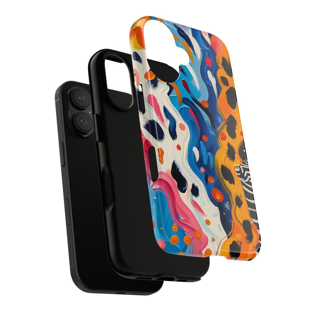 Abstract Kleurrijk Zebra Patroon