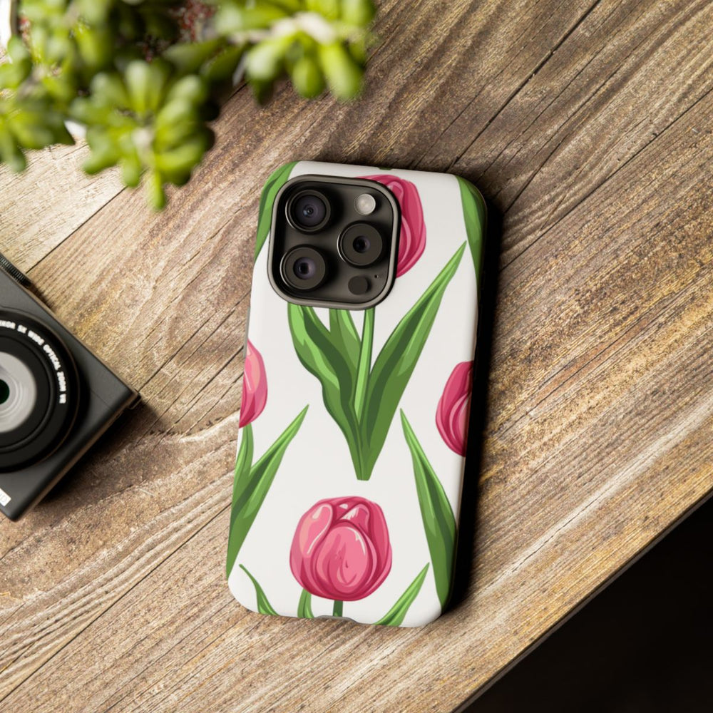 Roze Tulp Bloemenpatroon