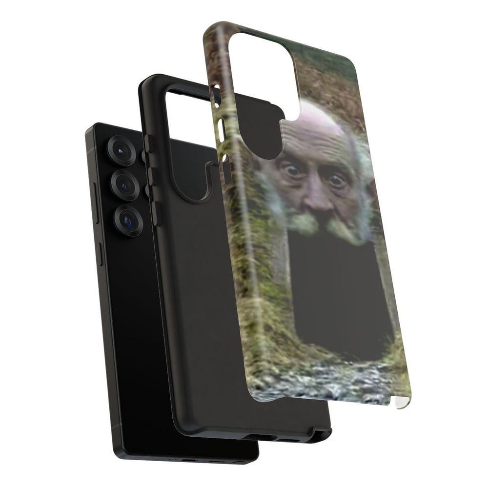 Surrealistische Reuzenhoofd-Toegang in de Natuur