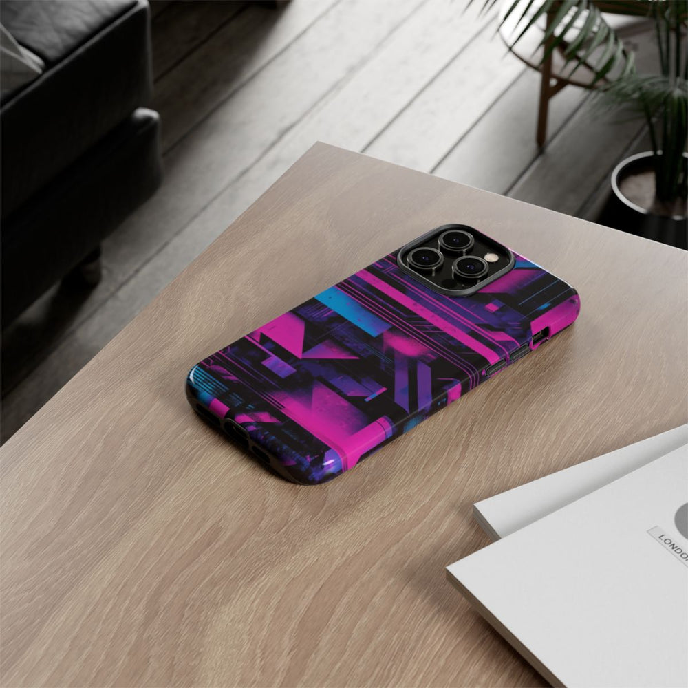 Neon Geometrisch Abstract Patroon