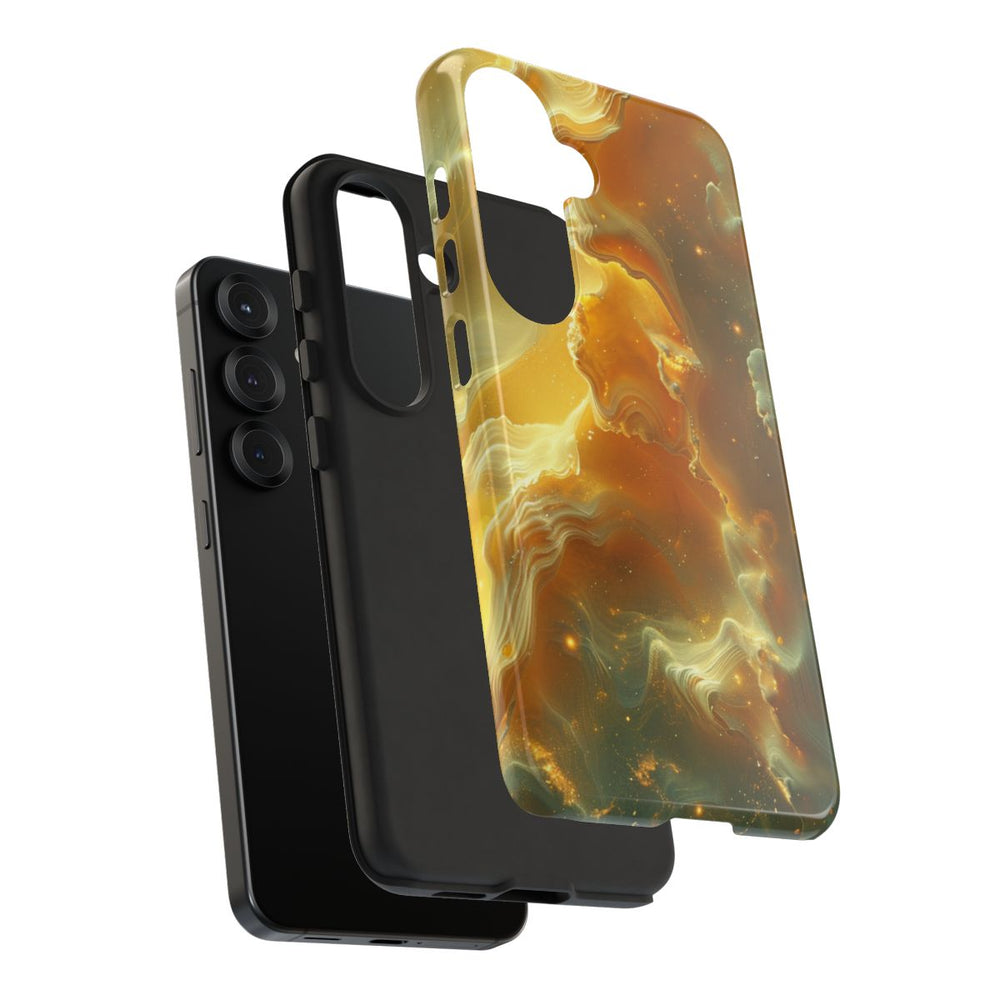 Gouden Nebula Abstract Design
