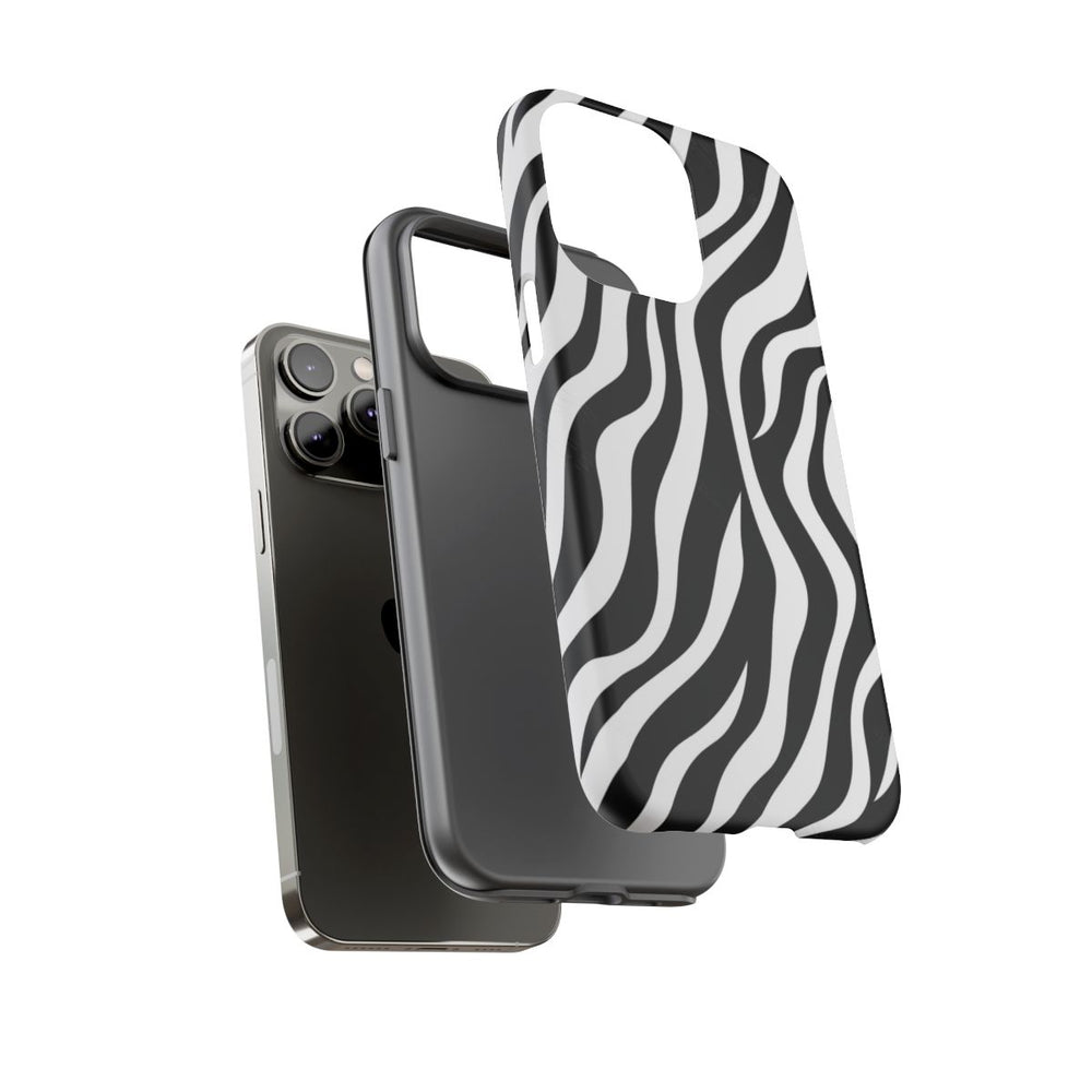 Zwart-Wit Zebra Strepenpatroon