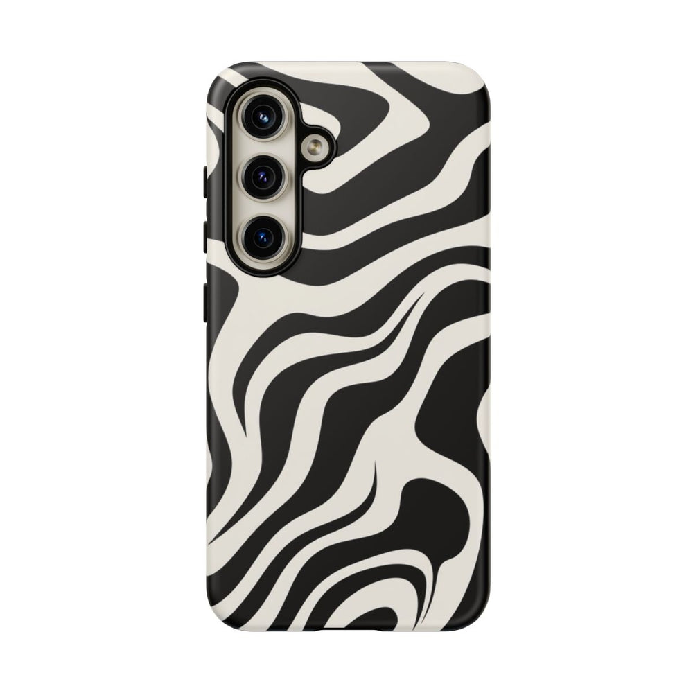 Zwart-Wit Abstract Zebra-Patroon