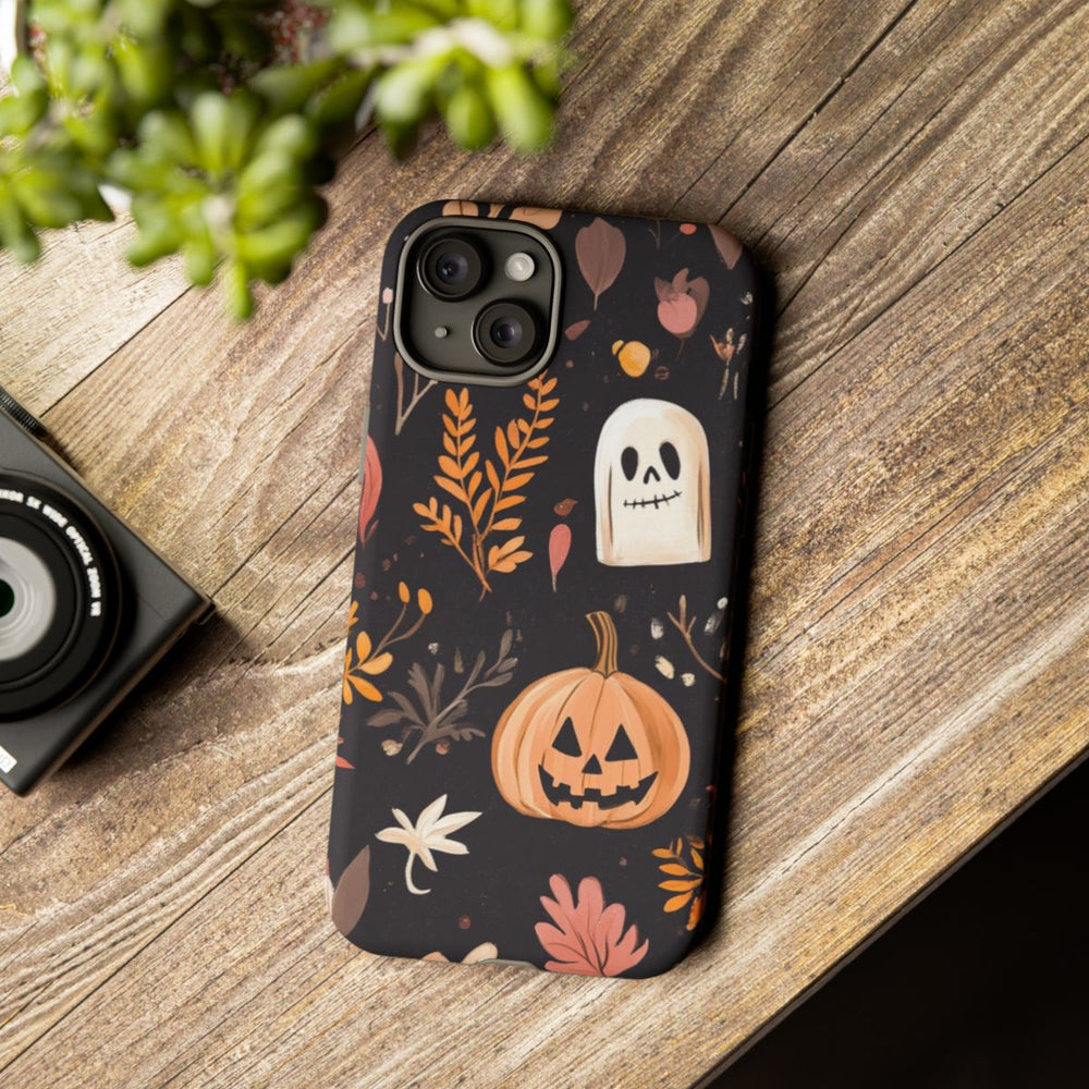 Halloween Pompoen- en Spookmotief