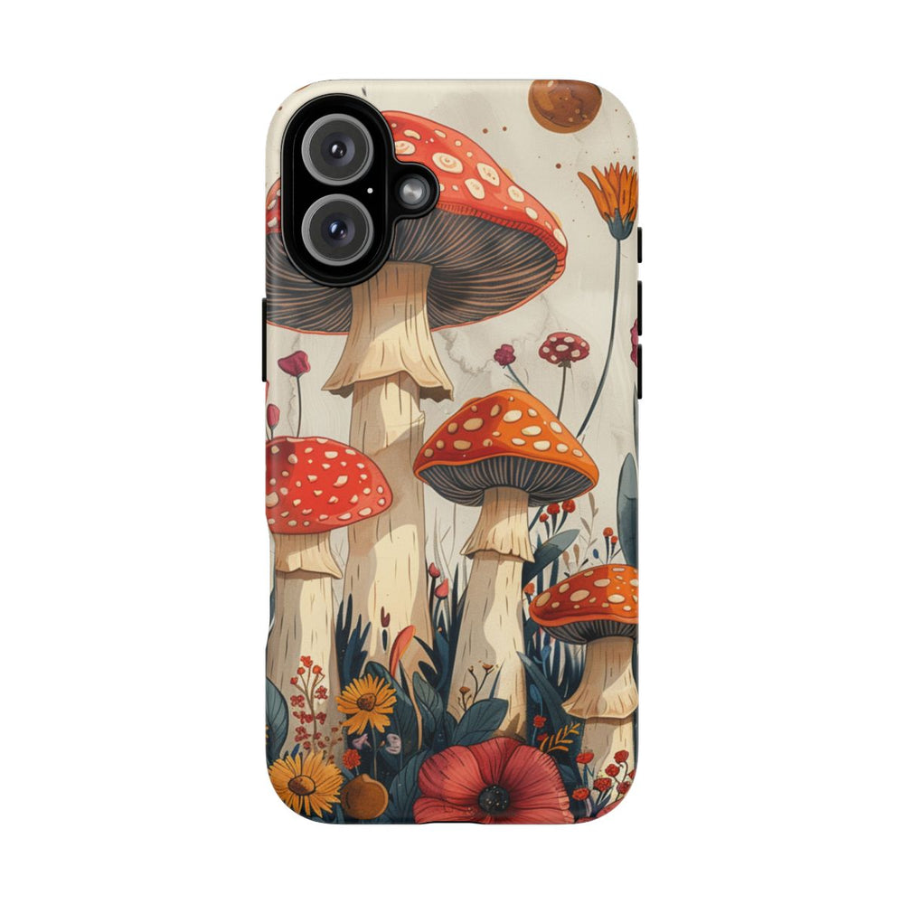 Vrolijke Paddenstoelen en Bloemen
