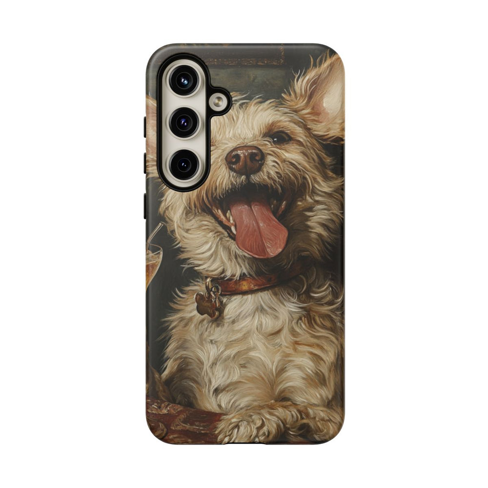 Vrolijke Terrier met Cocktail