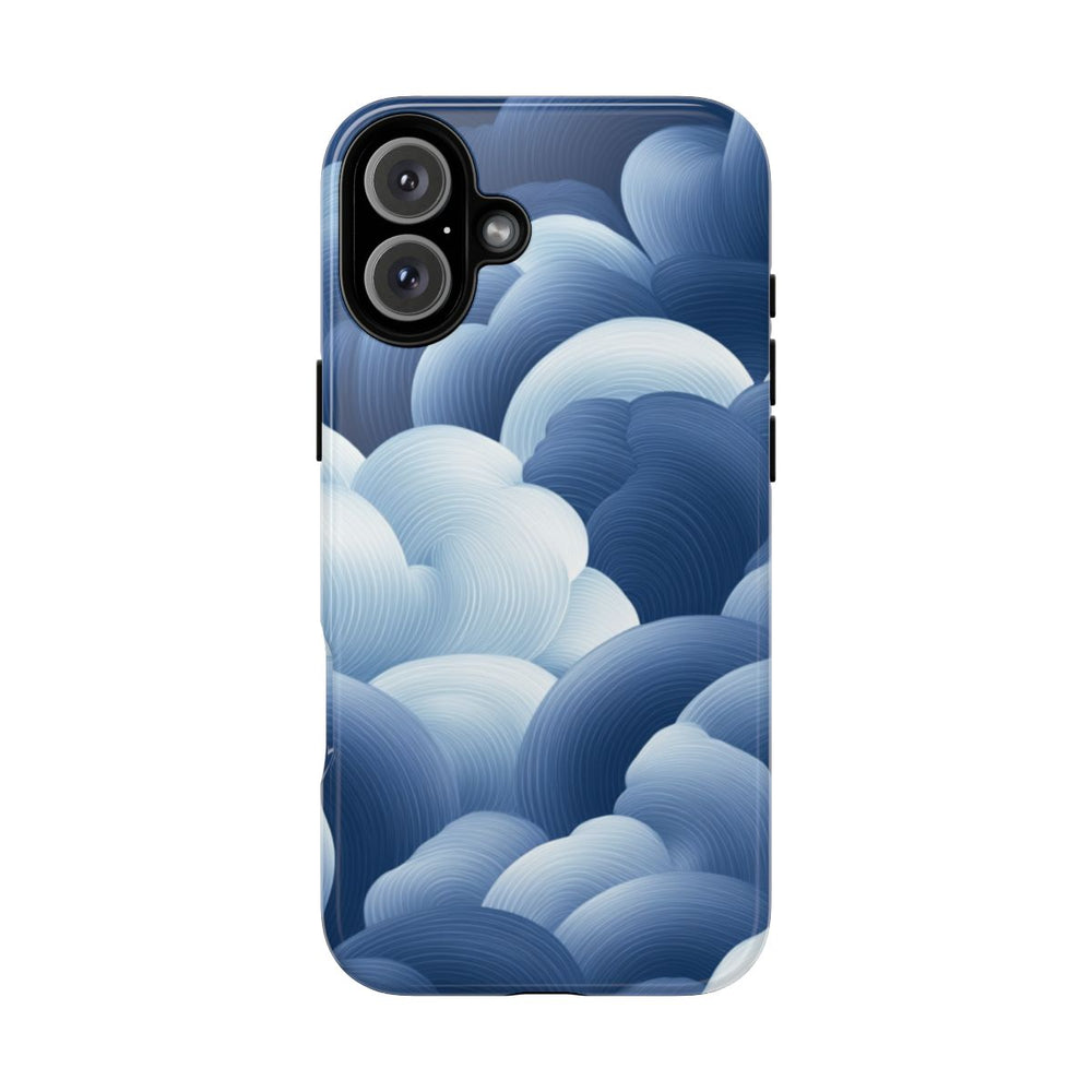 Blauw-Wit Wolkenpatroon