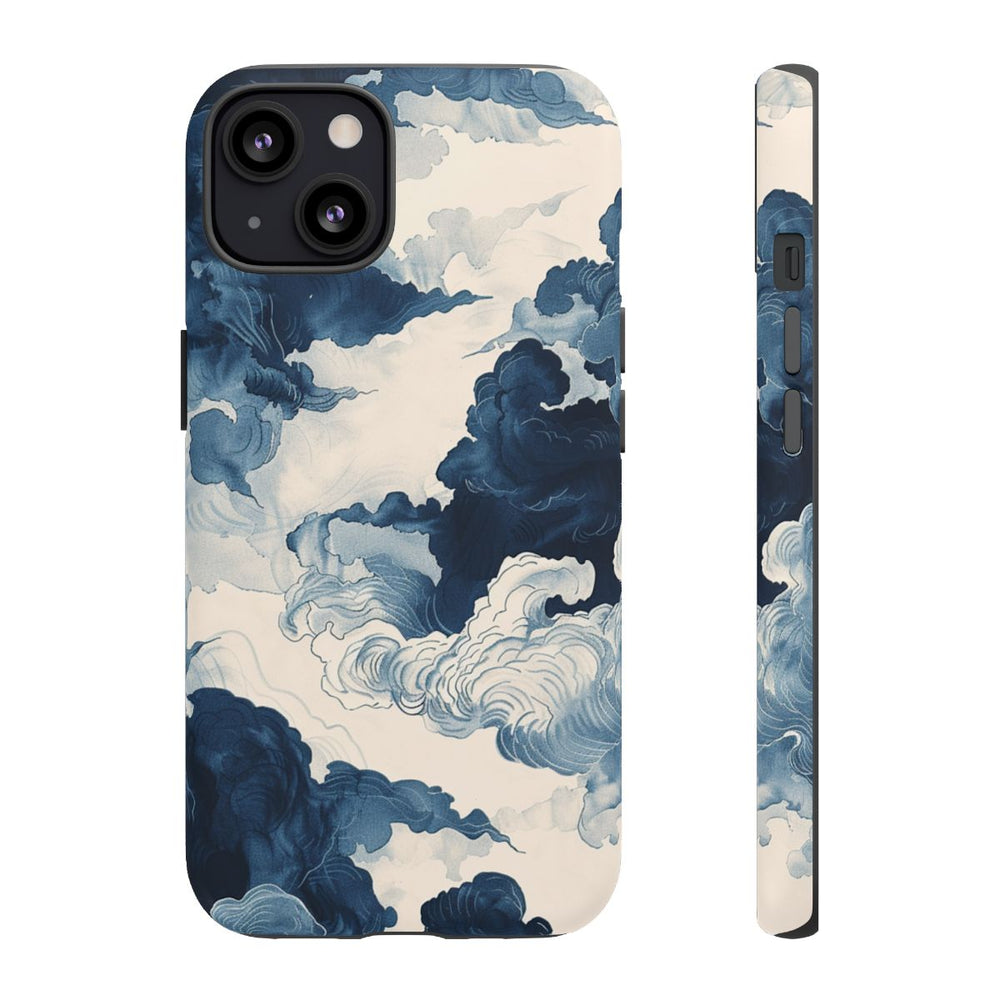 Wolken en Lucht Inktillustratie