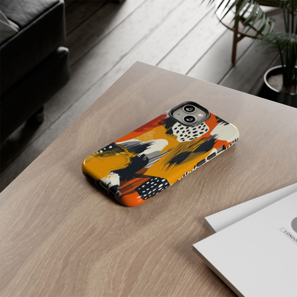 Abstracte Kleurrijke Penseelstreken