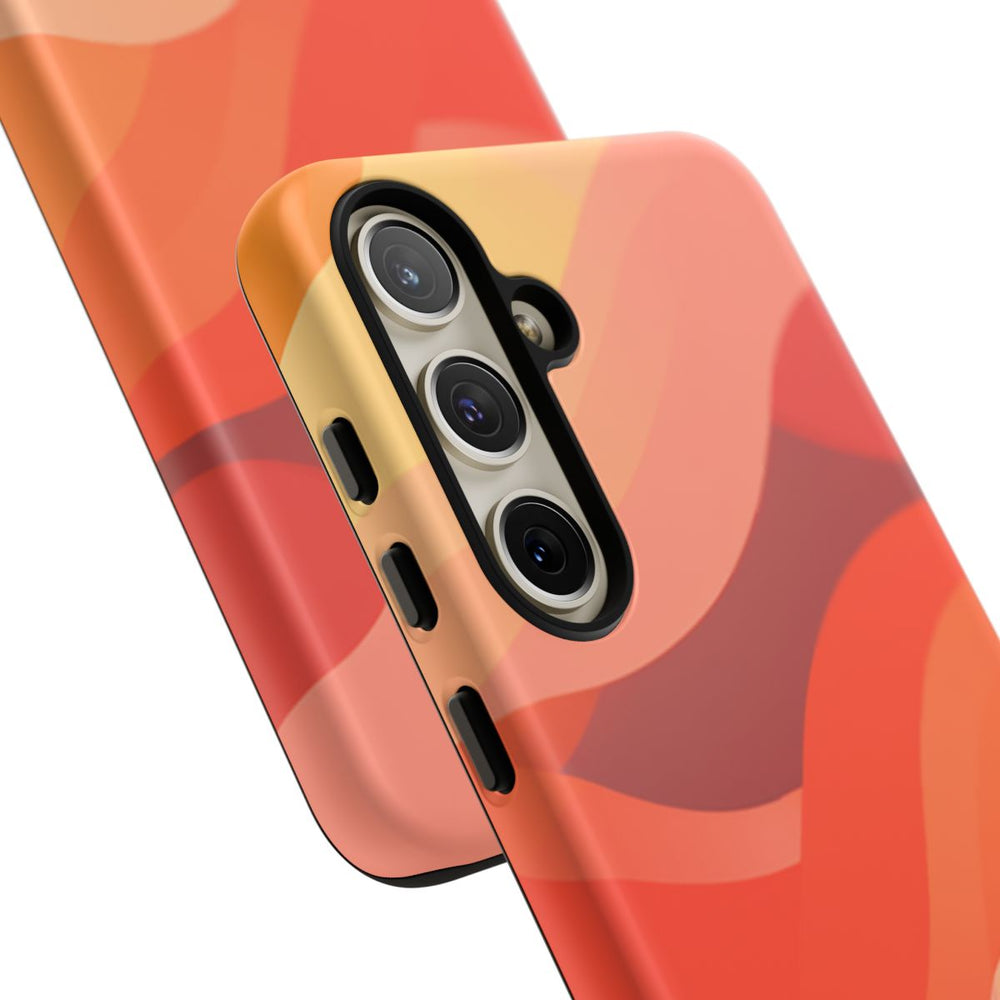 Warme Abstracte Golfpatronen