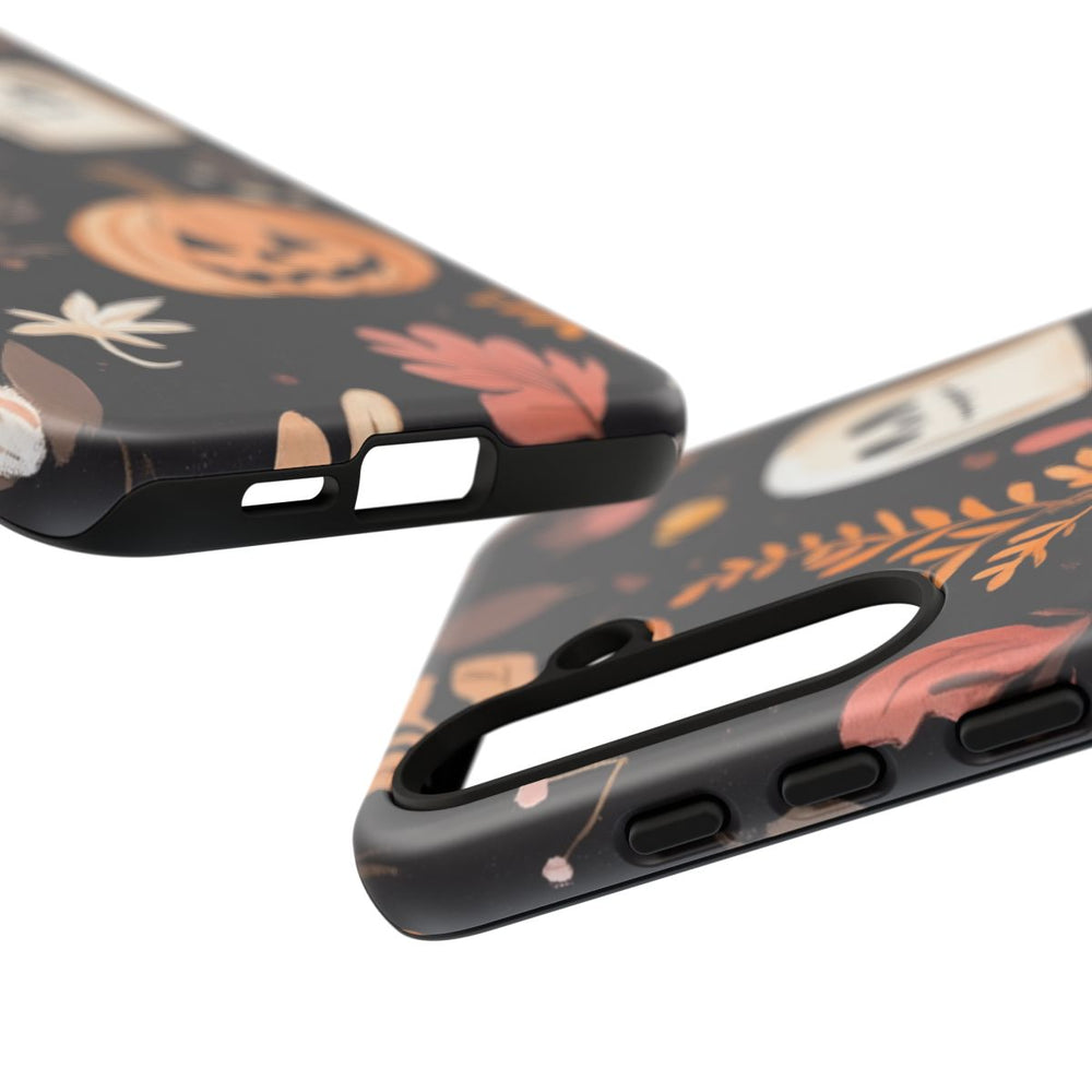 Halloween Pompoen- en Spookmotief