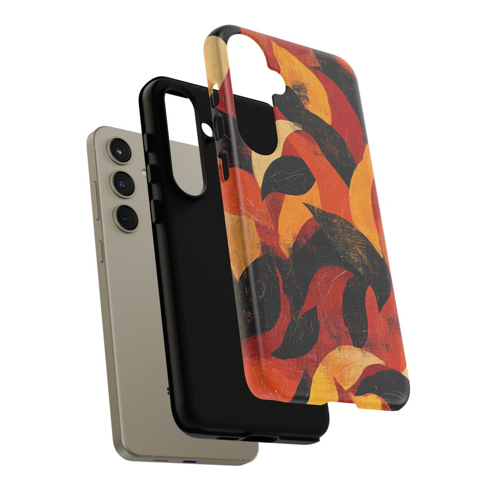 Abstract Herfstbladeren Patroon