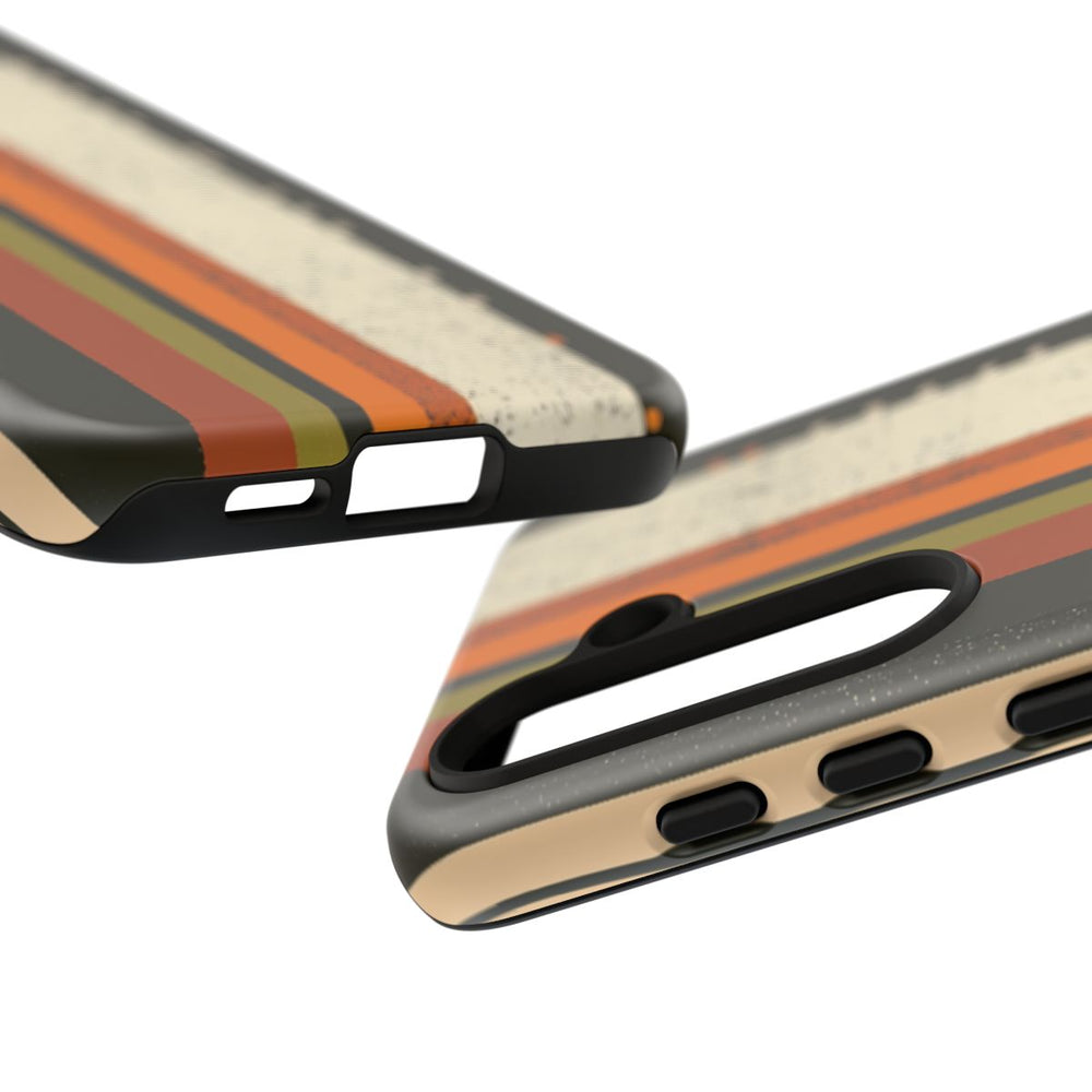 Retro Verticale Strepen en Stippenpatroon