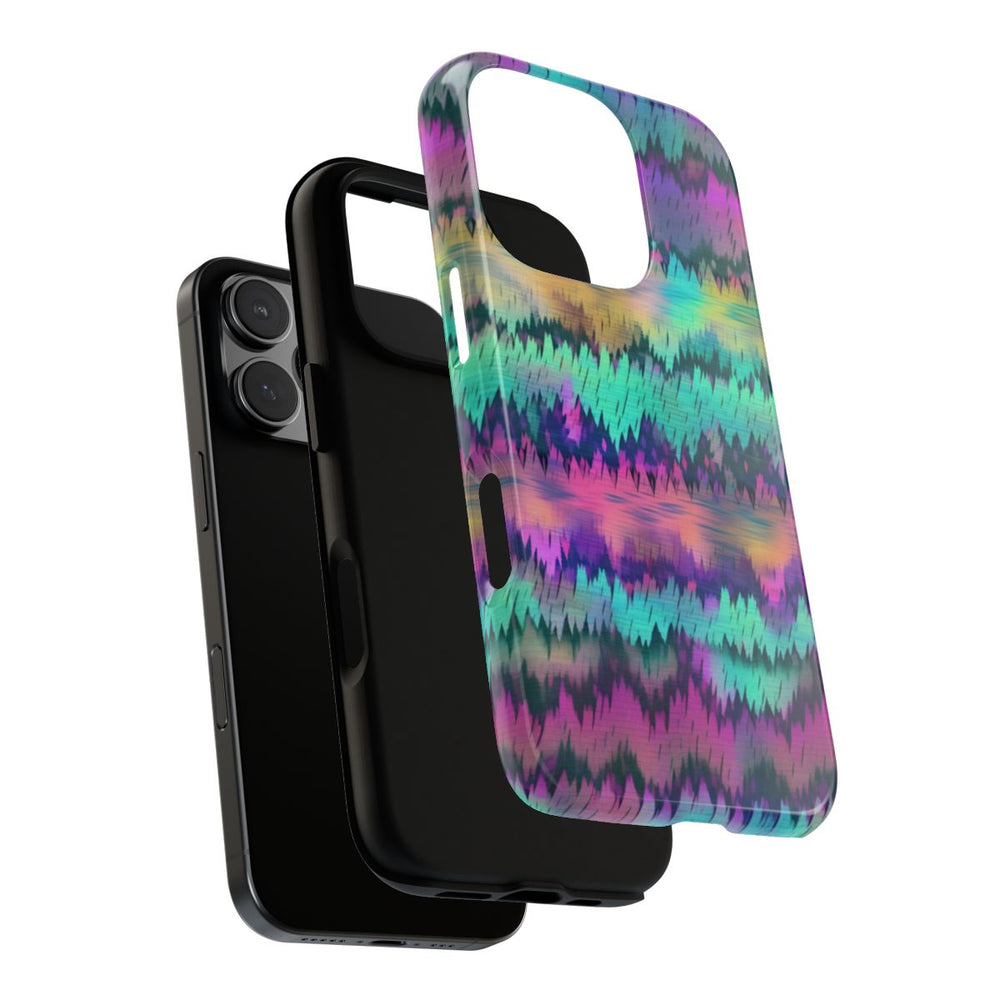 Kleurrijk Glitch Patroon Abstract Design
