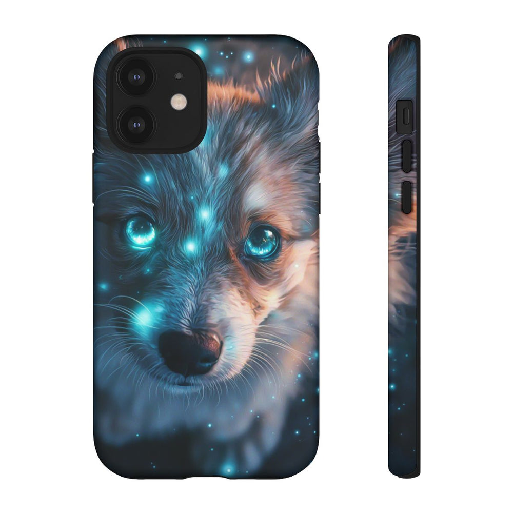 Schattige Puppy met Lichtgevende Ogen