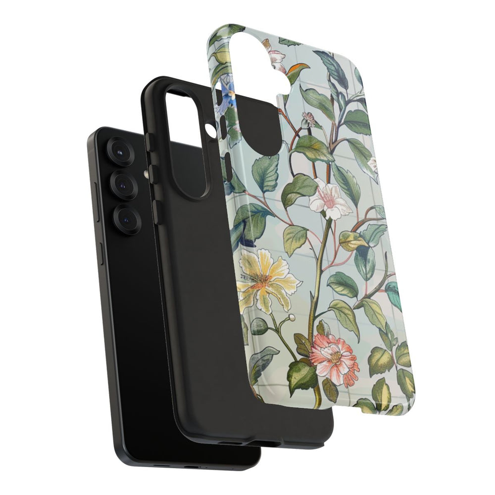 Vintage Bloemenpatroon met Vlinders