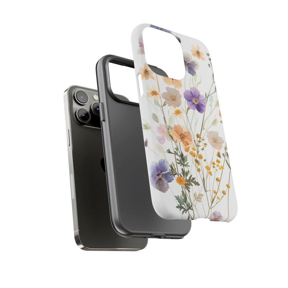 Gepresste Wilde Bloemen in Pasteltinten