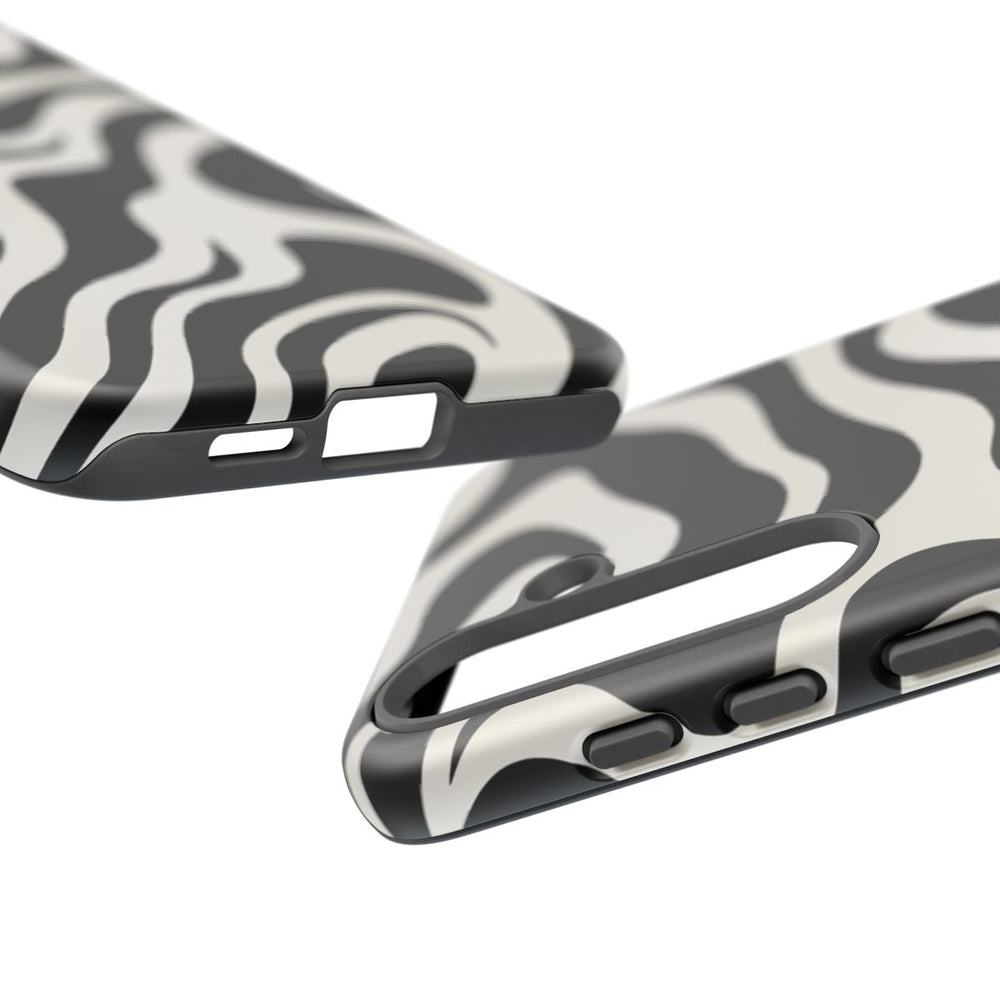 Zwart-Wit Abstract Zebra-Patroon