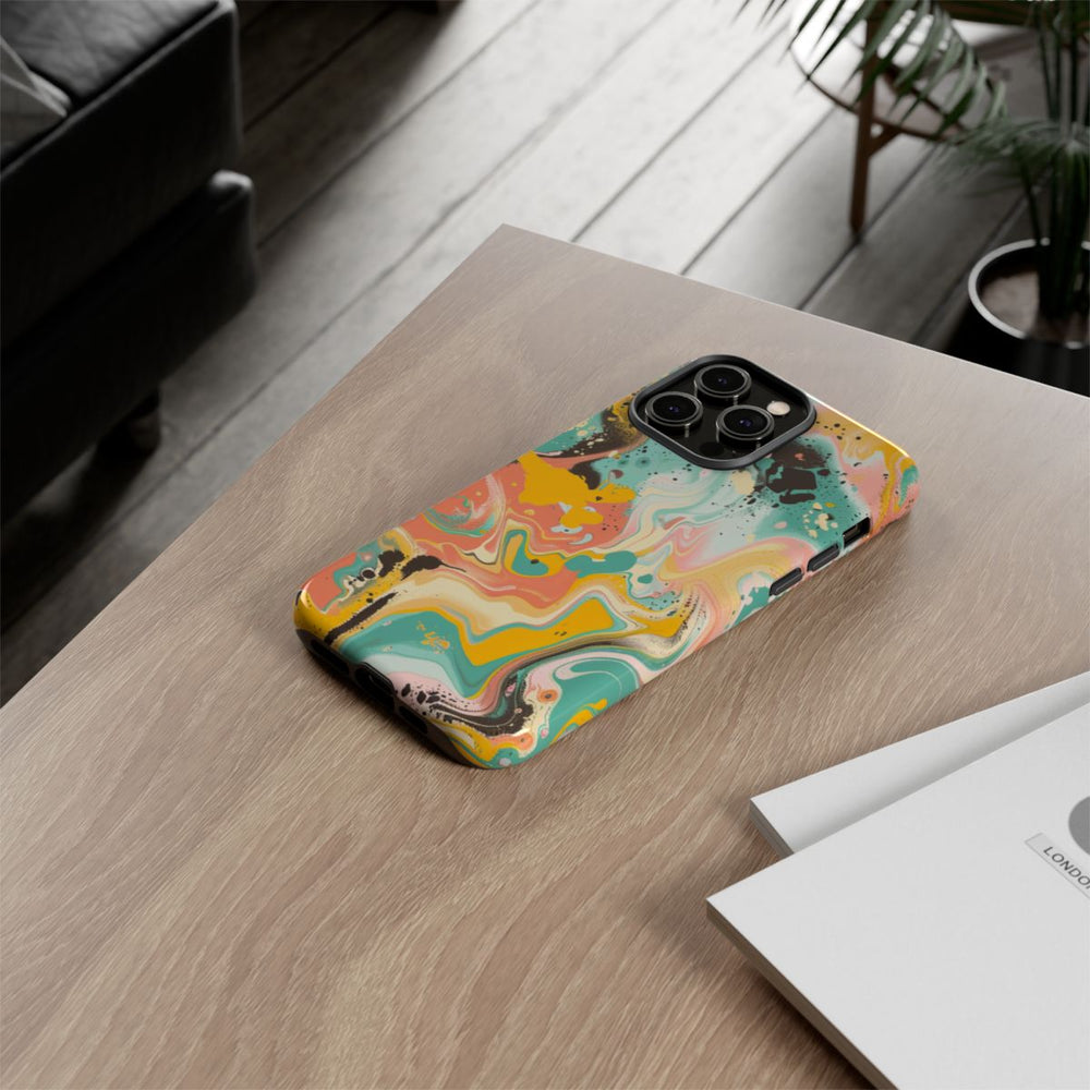 Kleurrijke Abstracte Vloeibare Kunst
