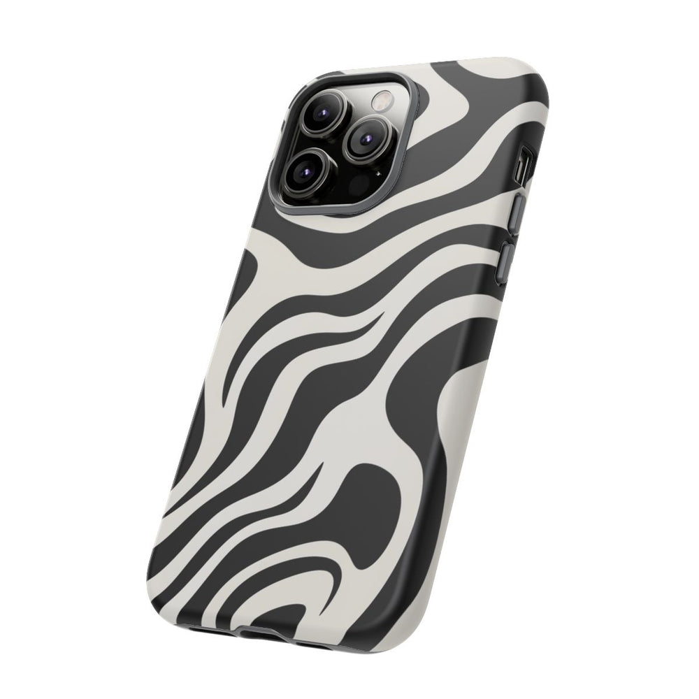 Zwart-Wit Abstract Zebra-Patroon