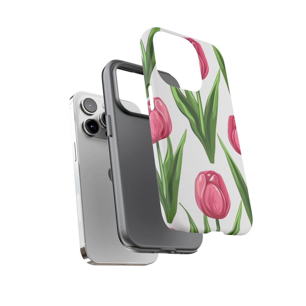 Roze Tulp Bloemenpatroon