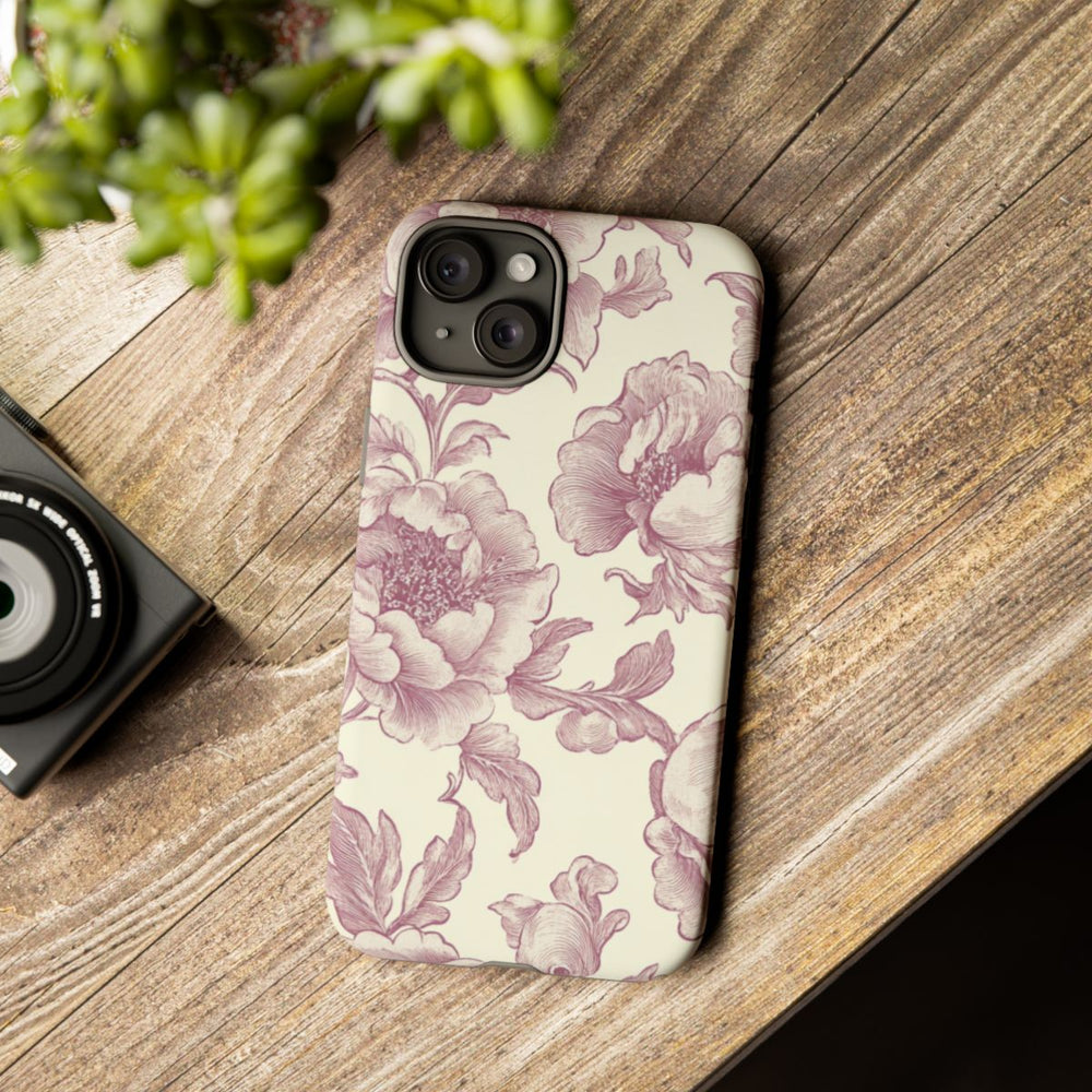 Elegante Victoriaanse Bloemenprint