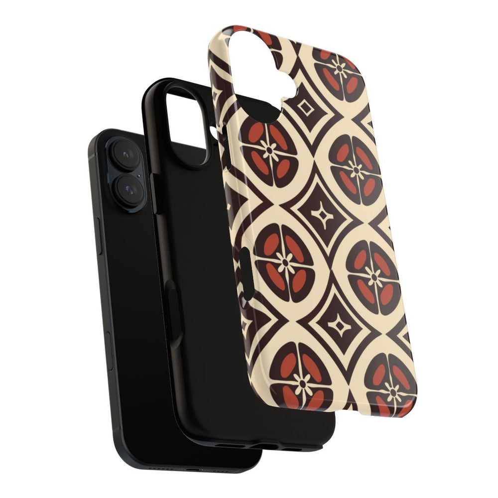 Geometrisch Bruin-Beige Patroon