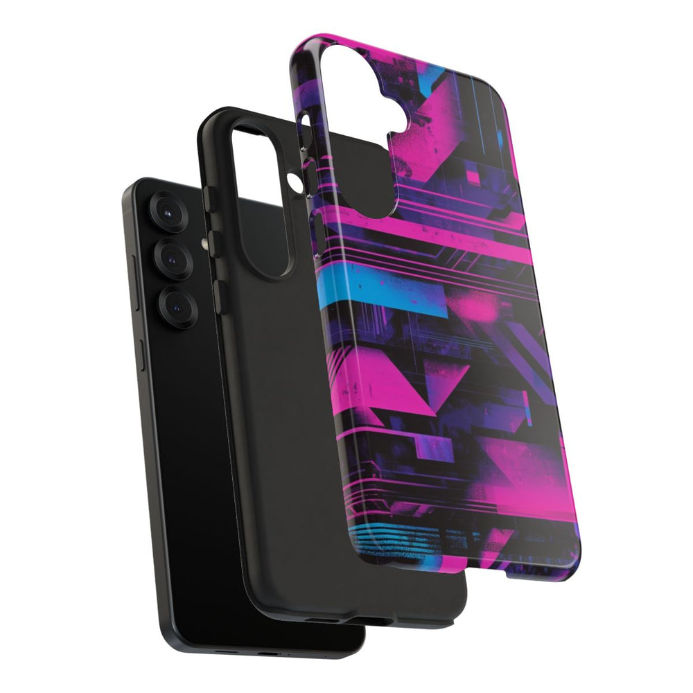Neon Geometrisch Abstract Patroon