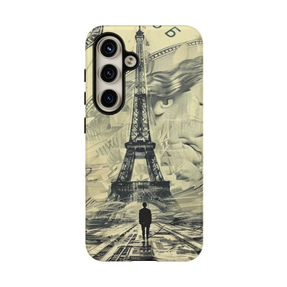 Eiffeltoren op Dollarbiljet Illustratie