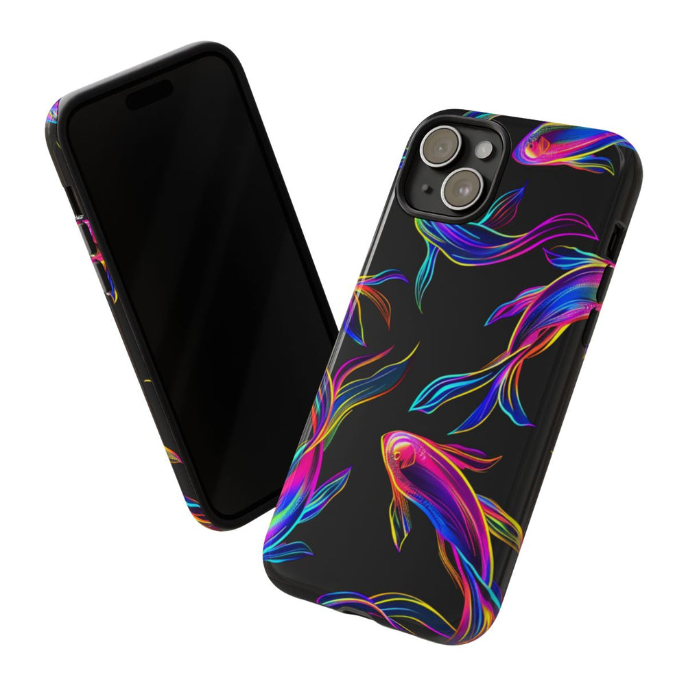 Neonkleurige Vissenpatroon