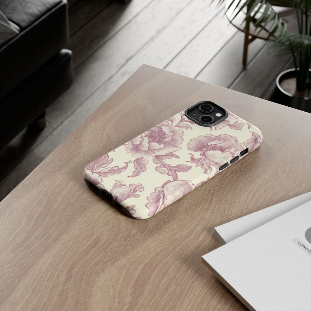 Elegante Victoriaanse Bloemenprint