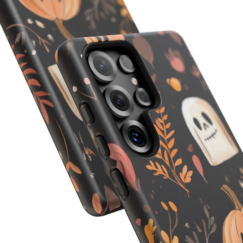 Halloween Pompoen- en Spookmotief