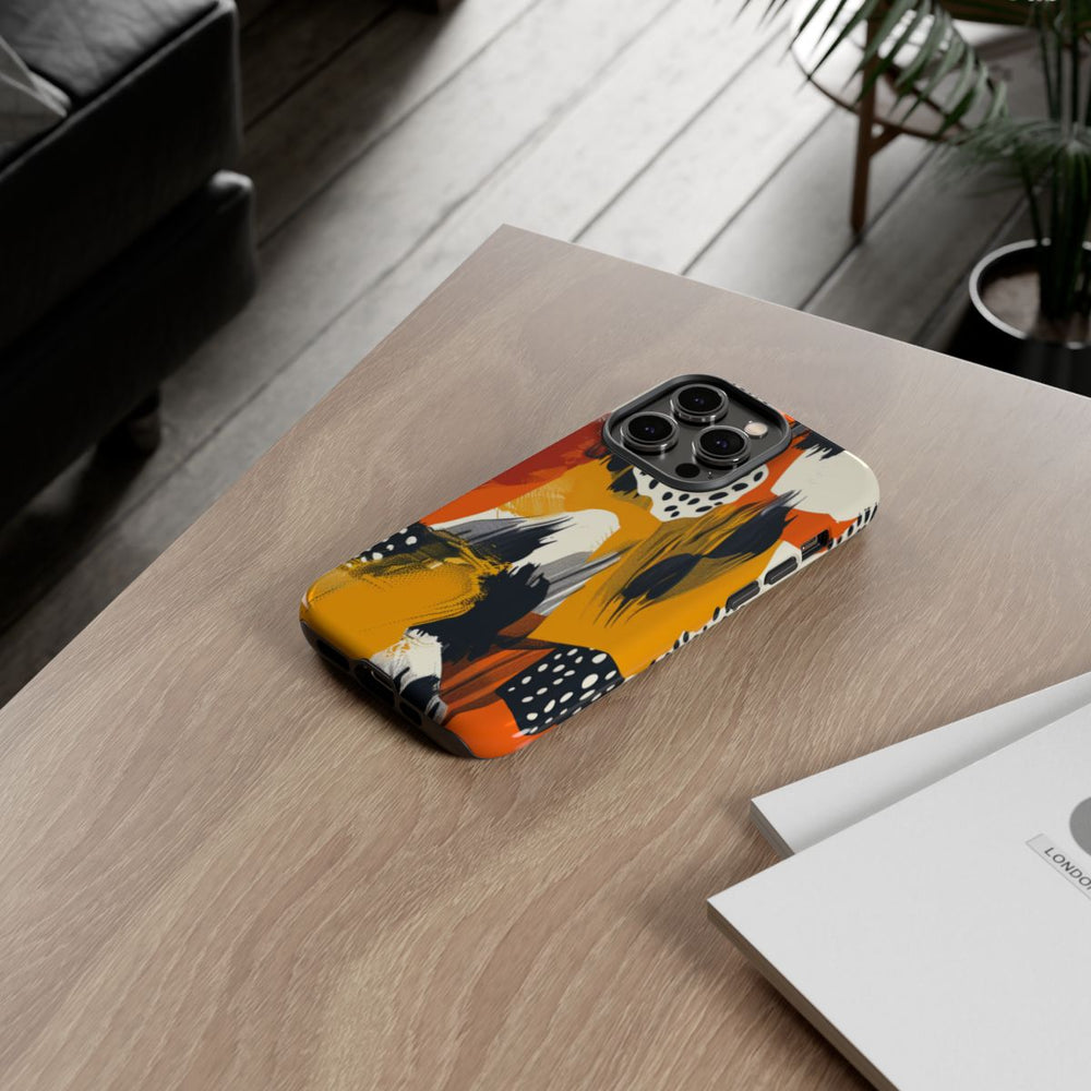 Abstracte Kleurrijke Penseelstreken