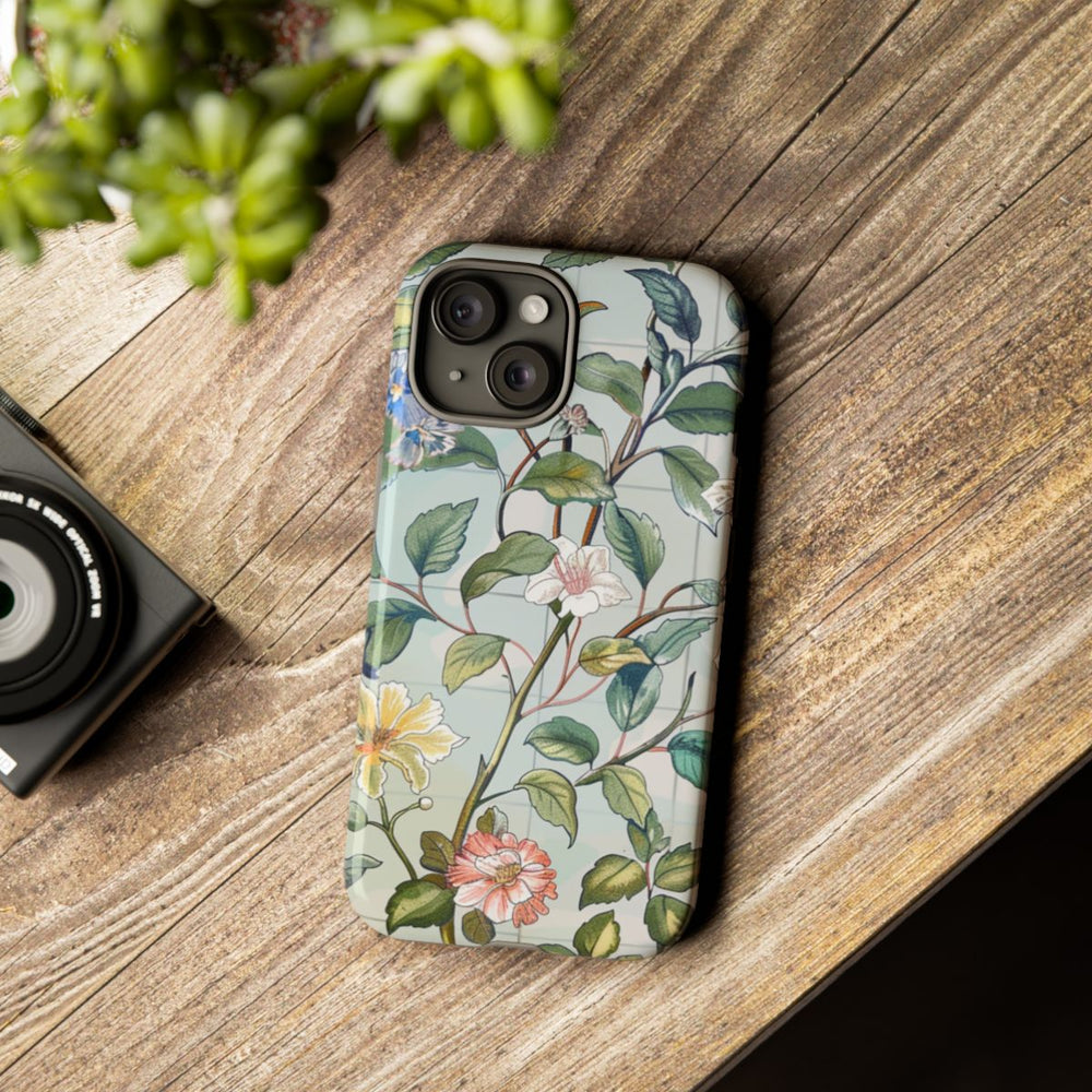 Vintage Bloemenpatroon met Vlinders