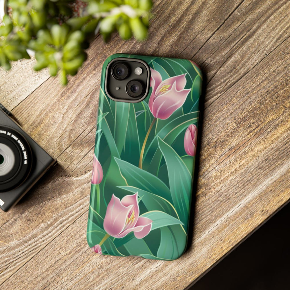 Roze Tulp Bloemenpatroon