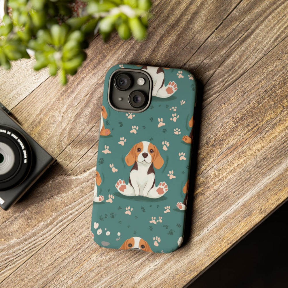 Beagles met Pootafdrukken Patroon
